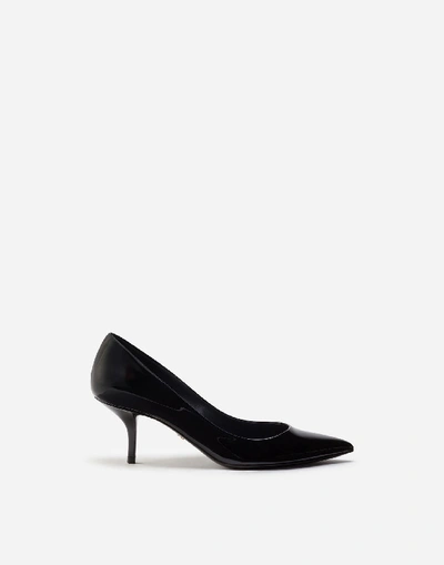 Dolce & Gabbana Kitten Heel Pumps In Black