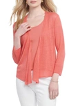 Nic + Zoe 4-way Lightweight Cardigan In Sedona