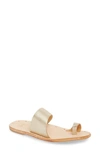 Beek Finch Toe Ring Slides In Platinum