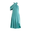 PAISIE Love Shawl Dress In Teal