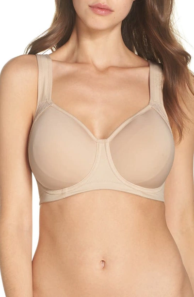 Wacoal Lindsay Sport Underwire T-shirt Bra In Sand