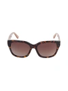 OSCAR DE LA RENTA 54MM SQUARE SUNGLASSES,0400012478814