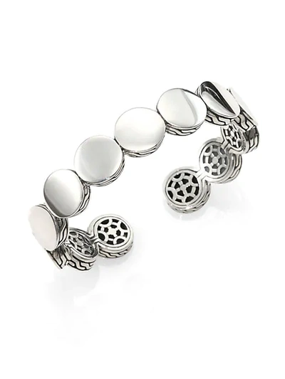 John Hardy Dot Sterling Silver Slim Cuff Bracelet