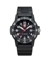 LUMINOX MEN'S 0321 SEA TURTLE BLACK RUBBER BRACELET WATCH