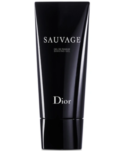 DIOR MEN'S SAUVAGE SHAVING GEL, 4.23-OZ.