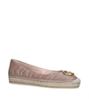 GUCCI LEATHER PILAR ESPADRILLES,15427153