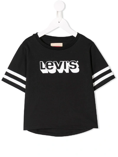Levi's Kids' Logo T-shirt In Black