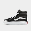 Vans Sk8-hi Leather Blend Lace-up Sneakers In Black