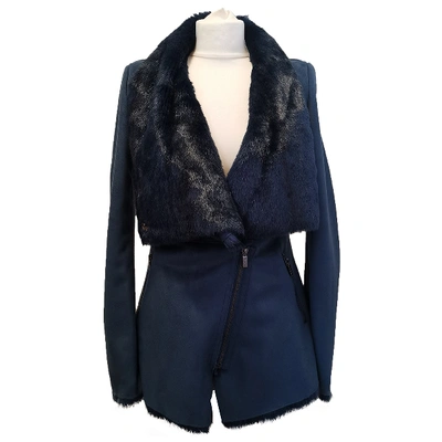 Pre-owned Pinko Jacket In Blue