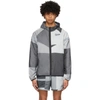 NIKE NIKE GREY WILD RUN WINDRUNNER JACKET