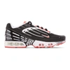 Nike Black & Red Air Max Plus Iii Sneakers In 001 Black/t