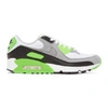 Nike White & Grey Air Max 90 Sneakers In 100 White/p