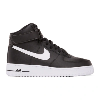 Nike Black & White Air Force 1 High '07 Sneakers In 001blackwhi