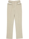 BURBERRY CUT-OUT TAILORED TROUSERS