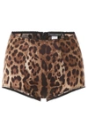 DOLCE & GABBANA LEOPARD PRINT CULOTTES,11380364