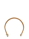 Bottega Veneta Open Necklace In Beige