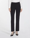 Lafayette 148 Plus Size Barrow Straight-leg Crepe Pants In Black