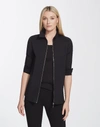 LAFAYETTE 148 ITALIAN STRETCH COTTON CONNOR BLOUSE