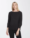 LAFAYETTE 148 ITALIAN STRETCH COTTON JUNE BLOUSE