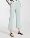 Lafayette 148 Petite Finesse Crepe Cropped Manhattan Flare Pant In Seaglass