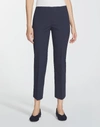 Lafayette 148 Plus-size Jodhpur Cloth Front Zip Cropped Bleecker Pant In Blue