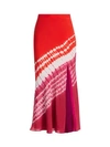 ALTUZARRA Sachiko Tie-Dye Silk Midi Skirt