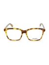 SAINT LAURENT 54MM SQUARE READING GLASSES,0400012680529