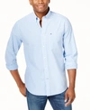 Tommy Hilfiger Regular Fit 1985 Thflex Shirt In Collection Blue