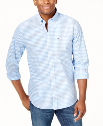 TOMMY HILFIGER MEN'S BIG & TALL CLASSIC-FIT TWAIN STRETCH CHECK SHIRT