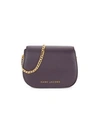 Marc Jacobs Avenue Leather Crossbody Bag In Grape