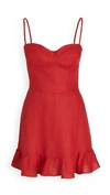 Reformation Mariana Dress In Cherry