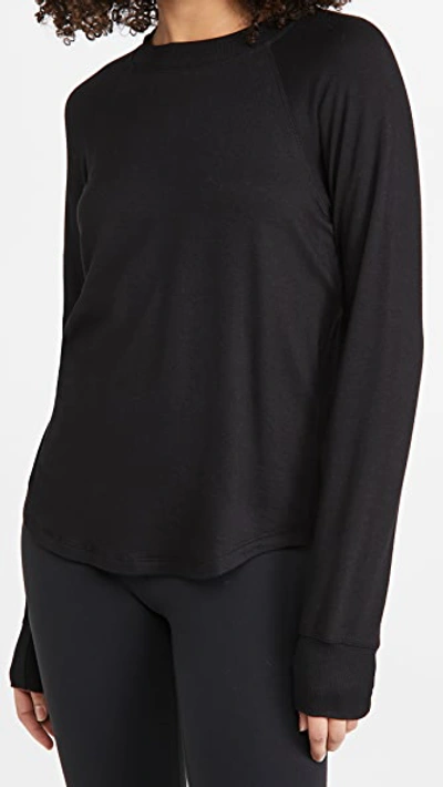 SPLITS59 WARM UP PULLOVER SWEATSHIRT BLACK,SPLTS30428