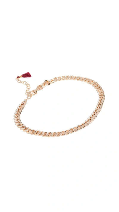 Shashi Maui Anklet In Gold