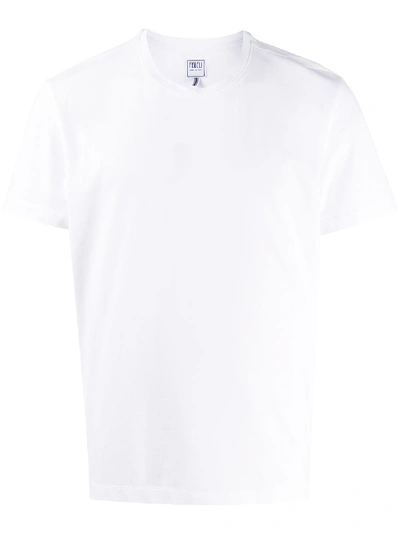 Fedeli Stretch Fit T-shirt In Bianco