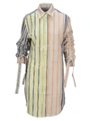 JW ANDERSON JW ANDERSON STRIPED SHIRT DRESS