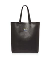 KENZO CUT OUT LEATHER TOTE BAG,11380405