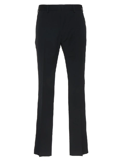 Fendi Straight-leg Tailored Trousers In Black