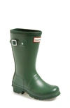 Hunter Original Logo-patch Wellies In  Green