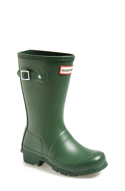 Hunter Original Big Kids (5-11 Years) Rain Boots In Green