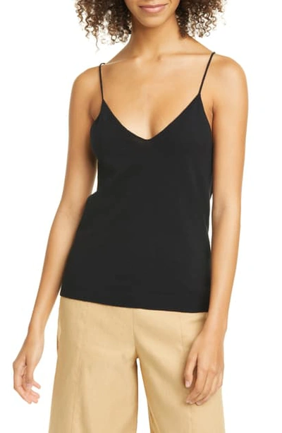 Vince Cashmere Camisole In Black