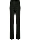 REBECCA VALLANCE ROSSINI HIGH-RISE SPLIT HEM TROUSERS