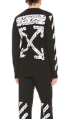 OFF-WHITE AIRPORT TAPE LONG SLEEVE TEE,OFFF-MS174