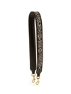 FERRAGAMO EMBELLISHED LEATHER BAG STRAP,0400011009446