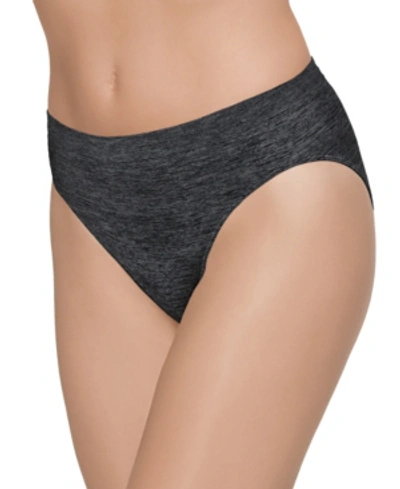Wacoal Women's B-smooth High-cut Brief Underwear 834175 In Charcoal Heather