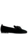 DOLCE & GABBANA BOW DETAIL LOAFERS