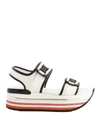 Hogan Maxi H222 Sandals In White