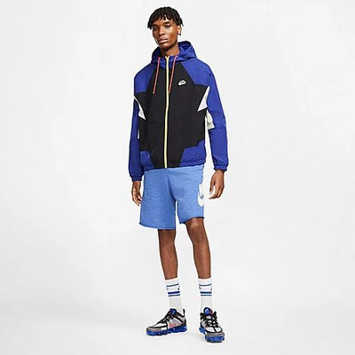 Nike Men's Sportswear Alumni Fleece Shorts In Blue