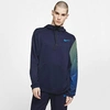 Nike Dri-fit Men's Fleece 1/2-zip Training Hoodie (obsidian) - Clearance Sale In Obsidian,soar,soar