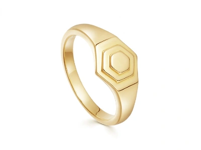 Missoma Gold Rhea Hexi Ring