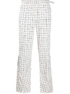 A-COLD-WALL* CHECK PRINT STRAIGHT-LEG TROUSERS